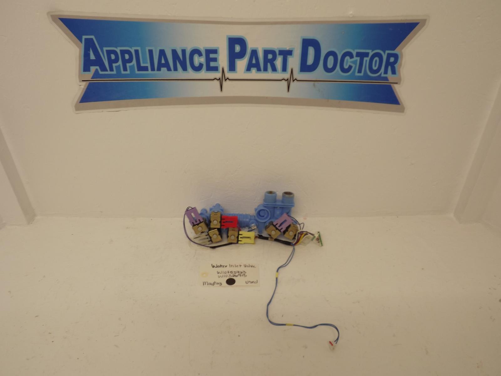 Maytag Washer W10853723 W10326915 Water Inlet Valve Used Maytag Washer W10853723 W10326915 Water Inlet Valve Used